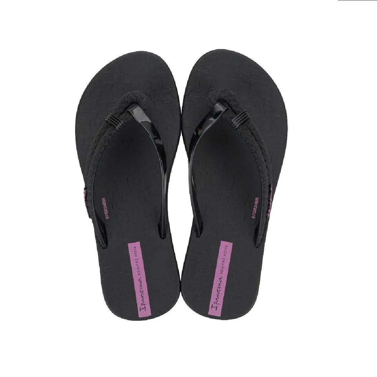

Детские пляжные шлепанцы diversa kids IPANEMA Ipanema, черный/розовый