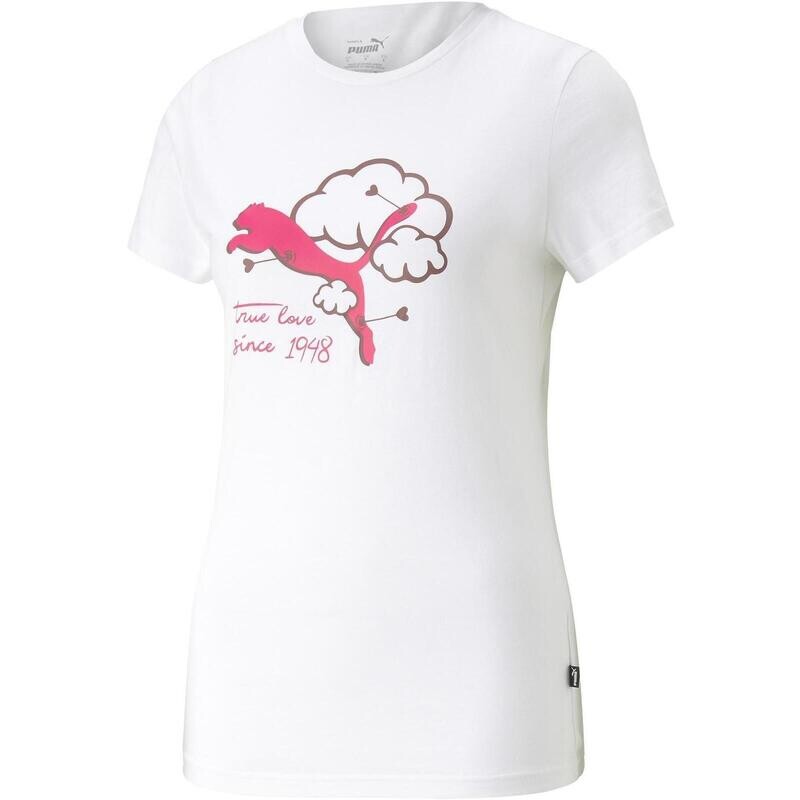 

Футболка Puma Graphics Valentine, белая, женская