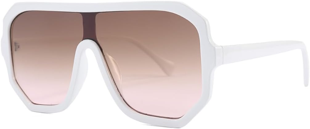 

Винтажные солнцезащитные очки большого размера в оправе с леопардовым принтом для женщин, солнцезащитные очки-щитки для мужчин, ветрозащитные солнцезащитные очки для женщин с защитой от УФ-излучения UV400 SZVVBKK, 6