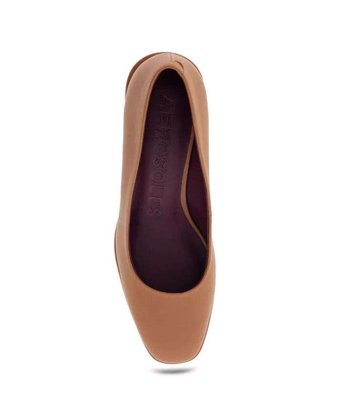Туфли-лодочки Alae Dress-Pump на среднем каблуке Aerosoles, коричневый/бежевый — фото 4