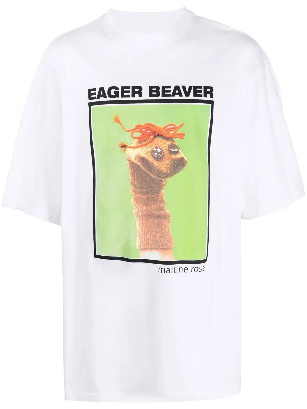 

Футболка Eager Beaver Martine Rose, белый