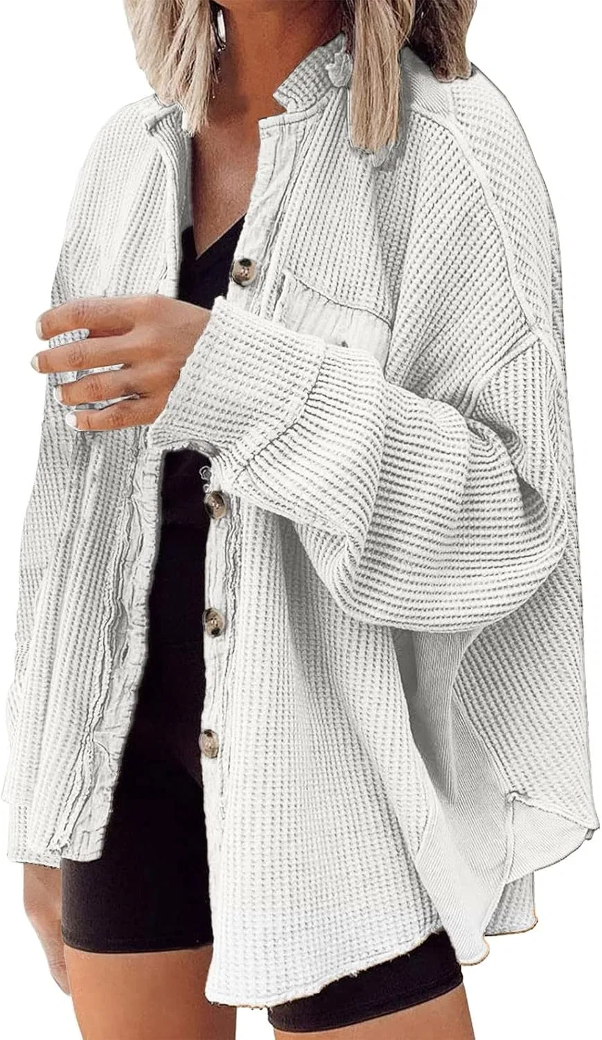 Блуза с вышивкой Round Neck Blouse, белый