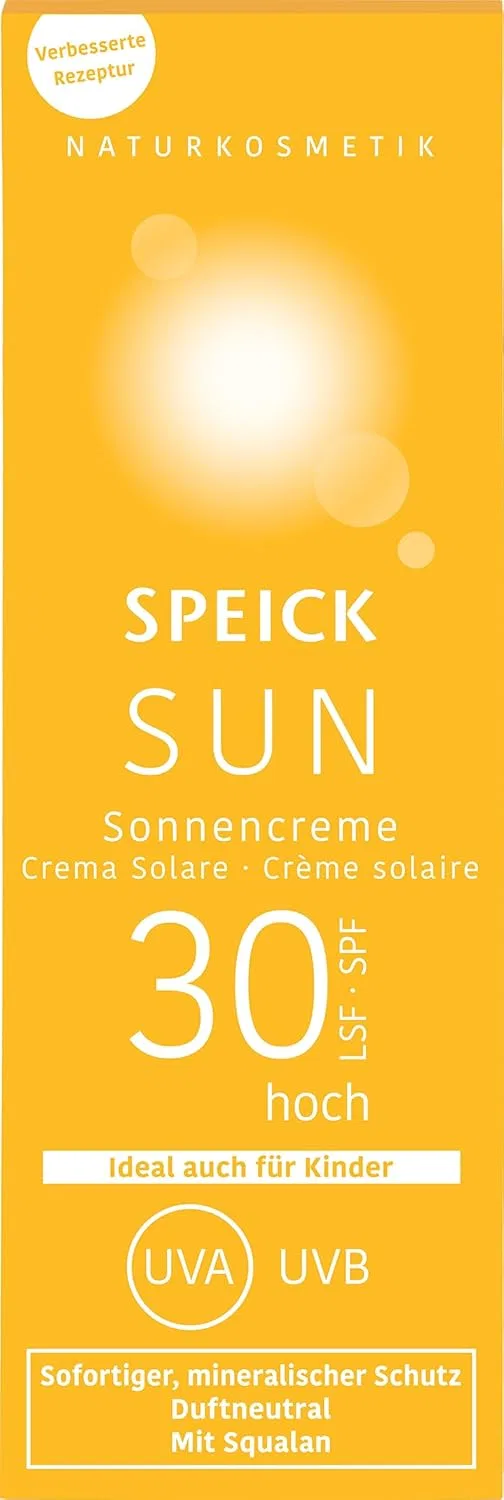 Солнцезащитный крем для лица и тела SPF30 PA+++ Speick 60 мл белый Spike — фото 2