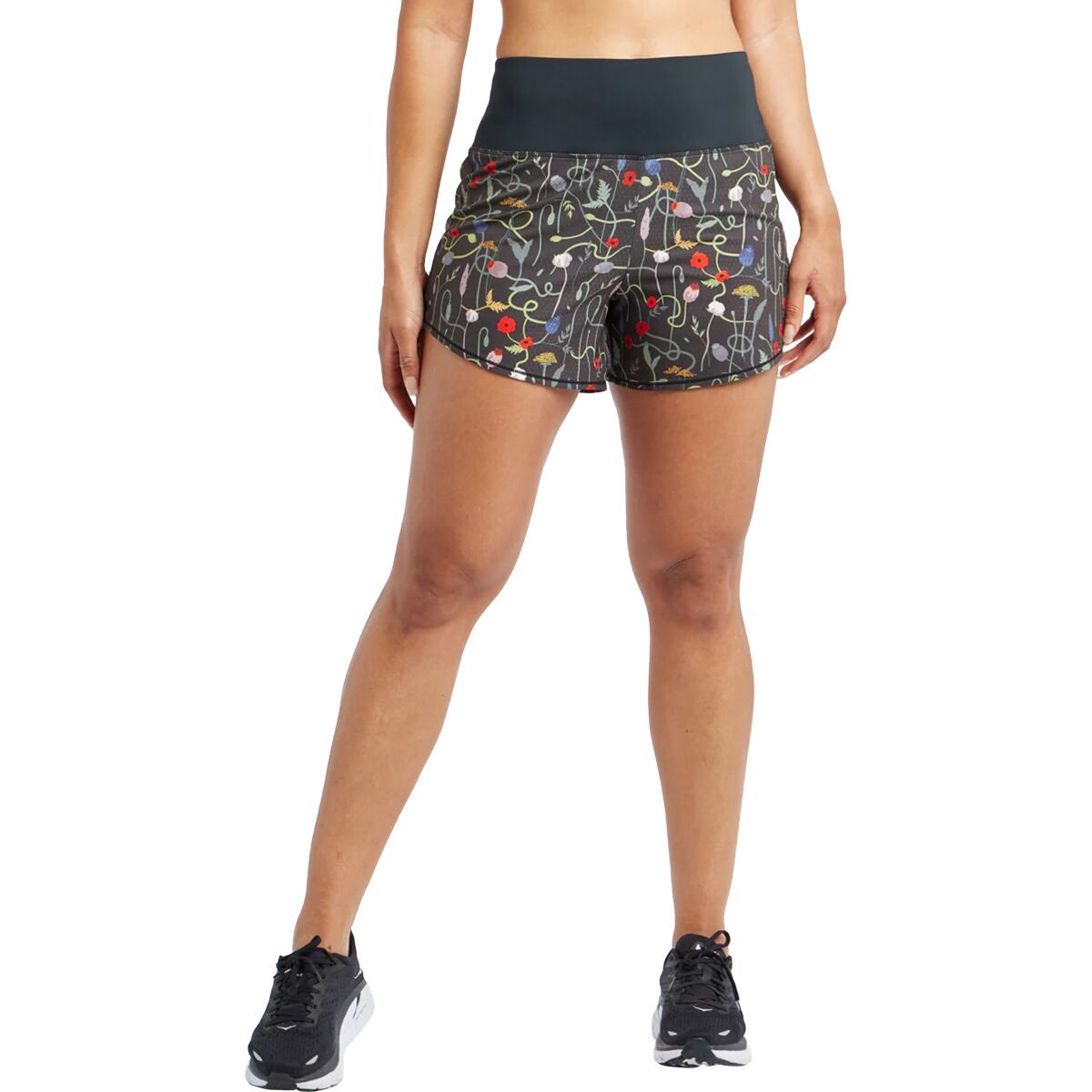 

Высокие шорты Roga 4in с принтом Oiselle, цвет wyld flower