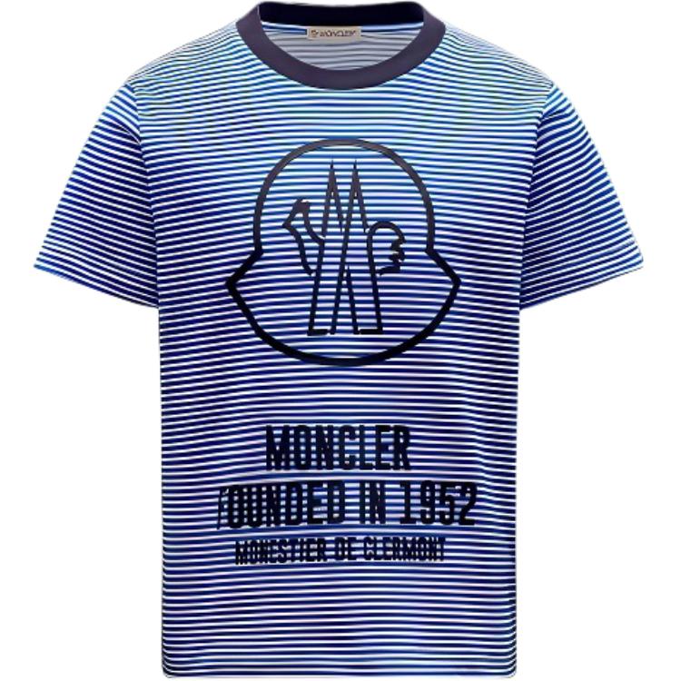 

Детская футболка Moncler, синяя