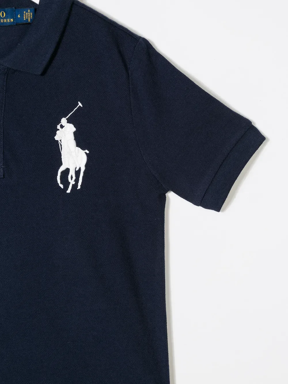 Футболка-поло с логотипом POLO RALPH LAUREN KIDS, синий — фото 3