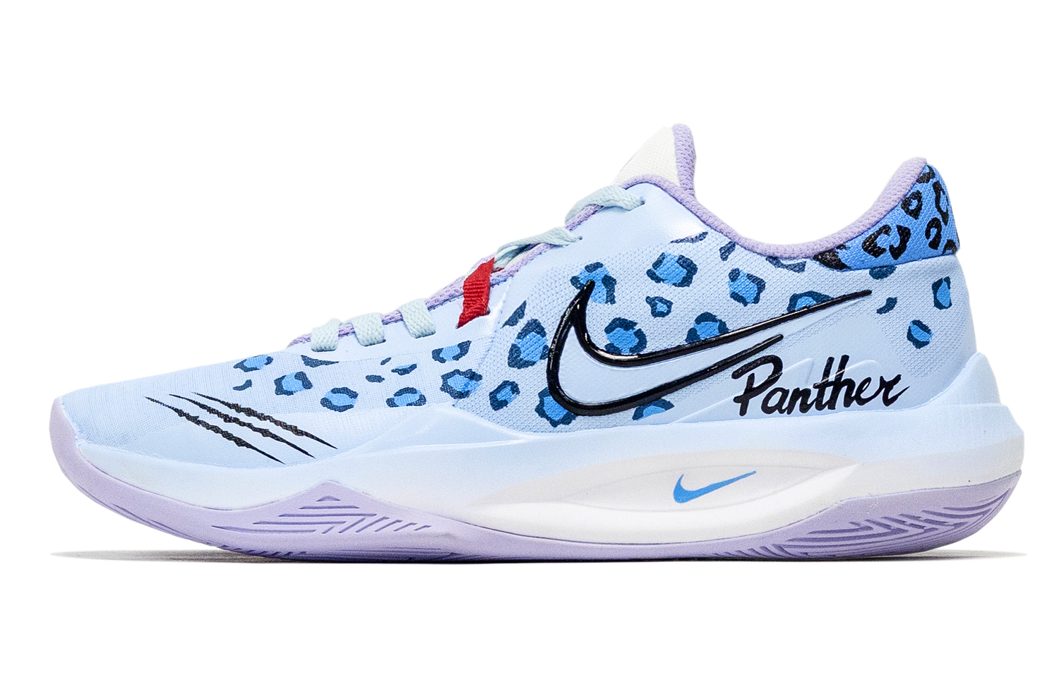 

Nike Точность 6 амортизация, износостойкие низкие баскетбольные кроссовки men's light blue