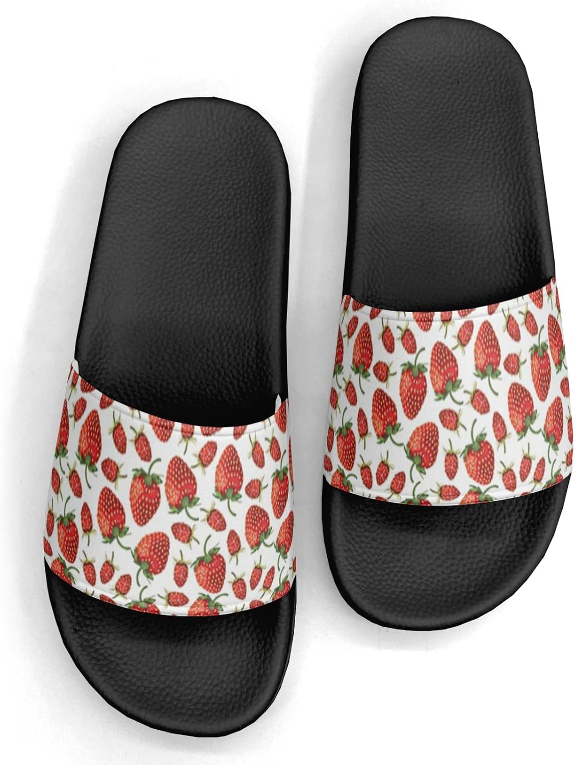 

Тапочки с дизайном ананасов, сандалии для женщин и мужчин, повседневные спортивные сандалии для бассейна, душа, для дома и улицы Generic, Strawberry Plants