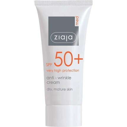 

Солнцезащитный крем Spf 50+ Крем против морщин 50мл, Ziaja
