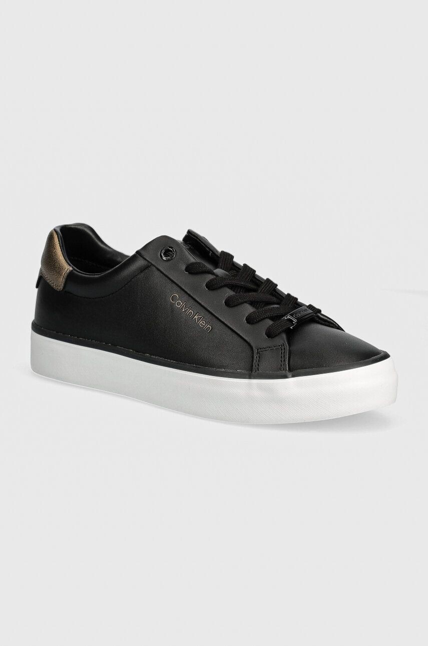 

Кроссовки Calvin Klein VULC LACE UP SAFF FOX W/MET BT, черный