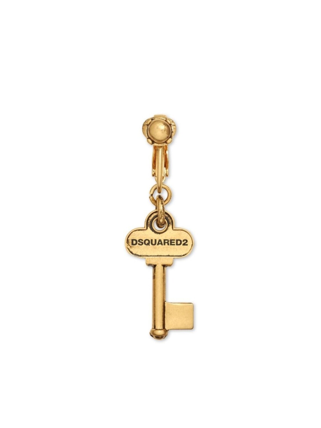 

Серьга с подвеской Dsquared2, золотой