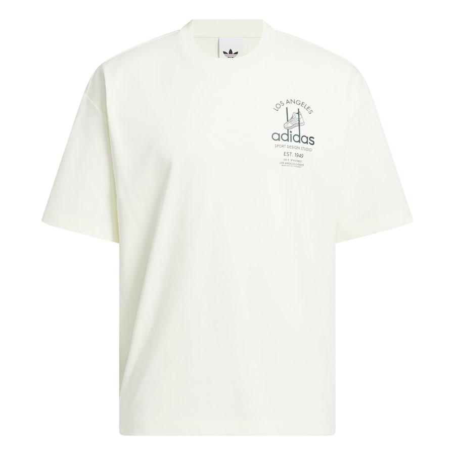 

Рубашка ADIDAS ORIGINALS Sports Design GFX, от белого