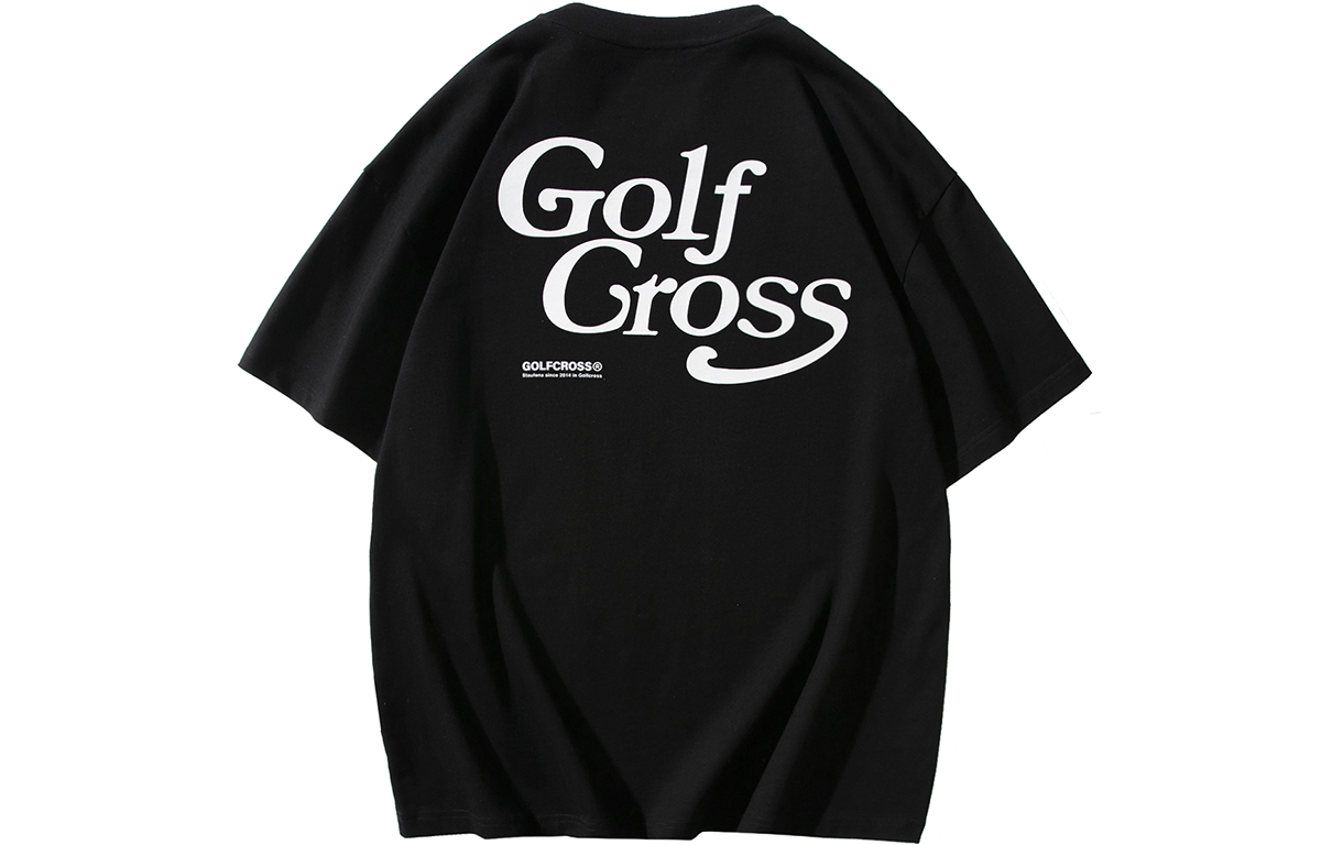 

Футболка унисекс GOLFCROSS, розово-красная