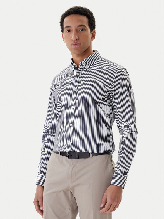 Рубашка slim fit H-Roan 50556085 Boss, синий