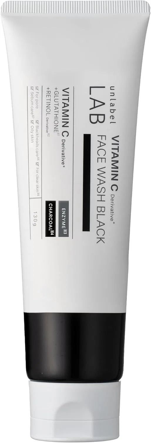 Пенка для умывания Unlabel — V-Enzyme Face Foam, , черный, 130 г