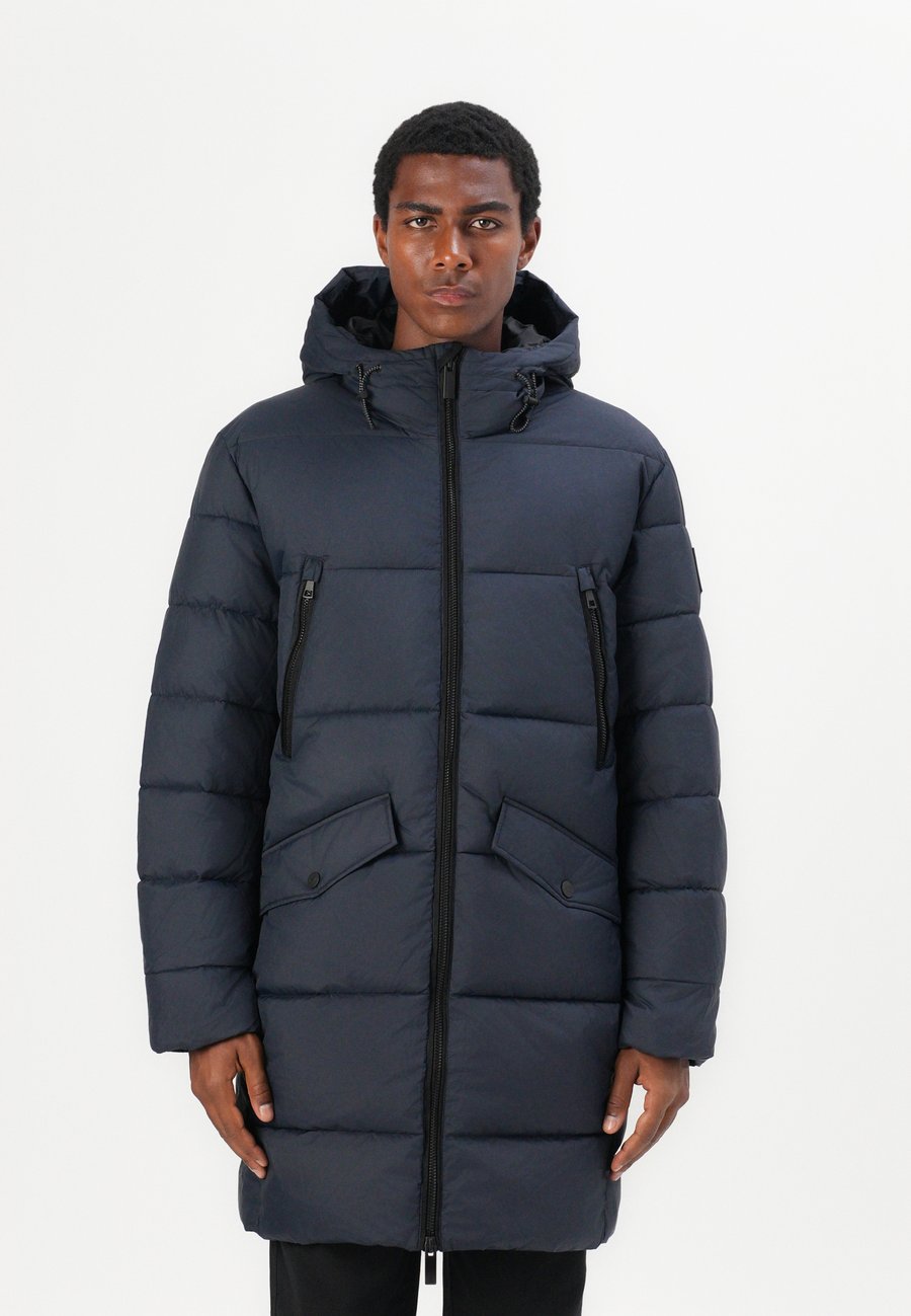

Пальто TOM TAILOR Winter coat, Sky Captain Blue/Dark Blue