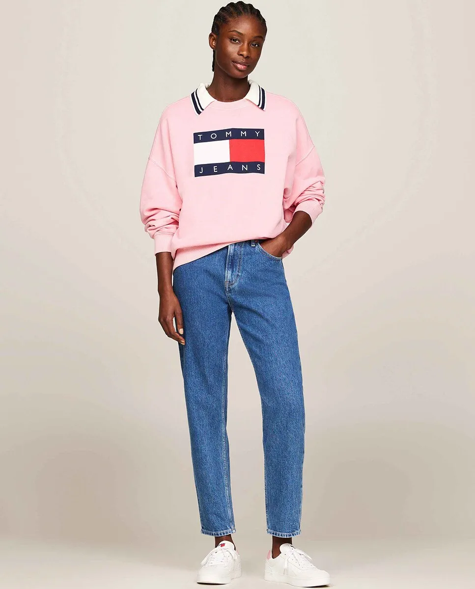 

Женские джинсы с высокой посадкой Izzie Tommy Jeans, цвет Azul Índigo