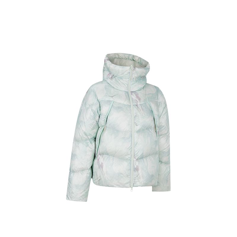 

HOKA ONE ONE Женская сине-зеленая пуховая куртка, Blue Green