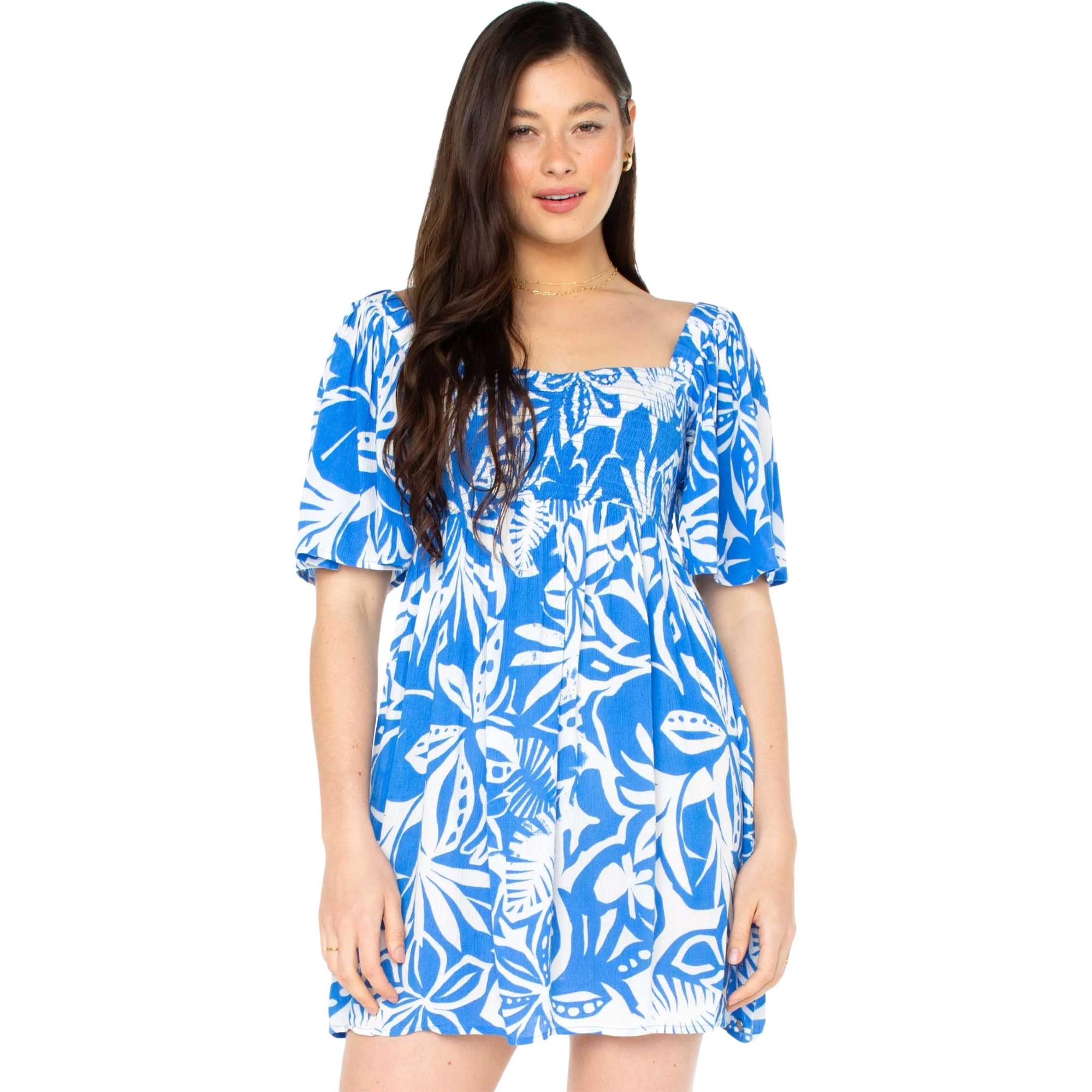 

Женское платье Золотая Заря ROXY, Campanula Selva Floral