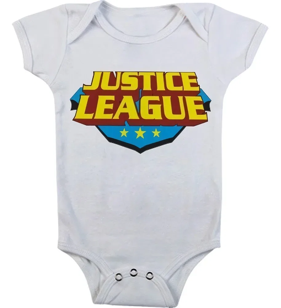 Боди для малышей с логотипом Justice League, белый