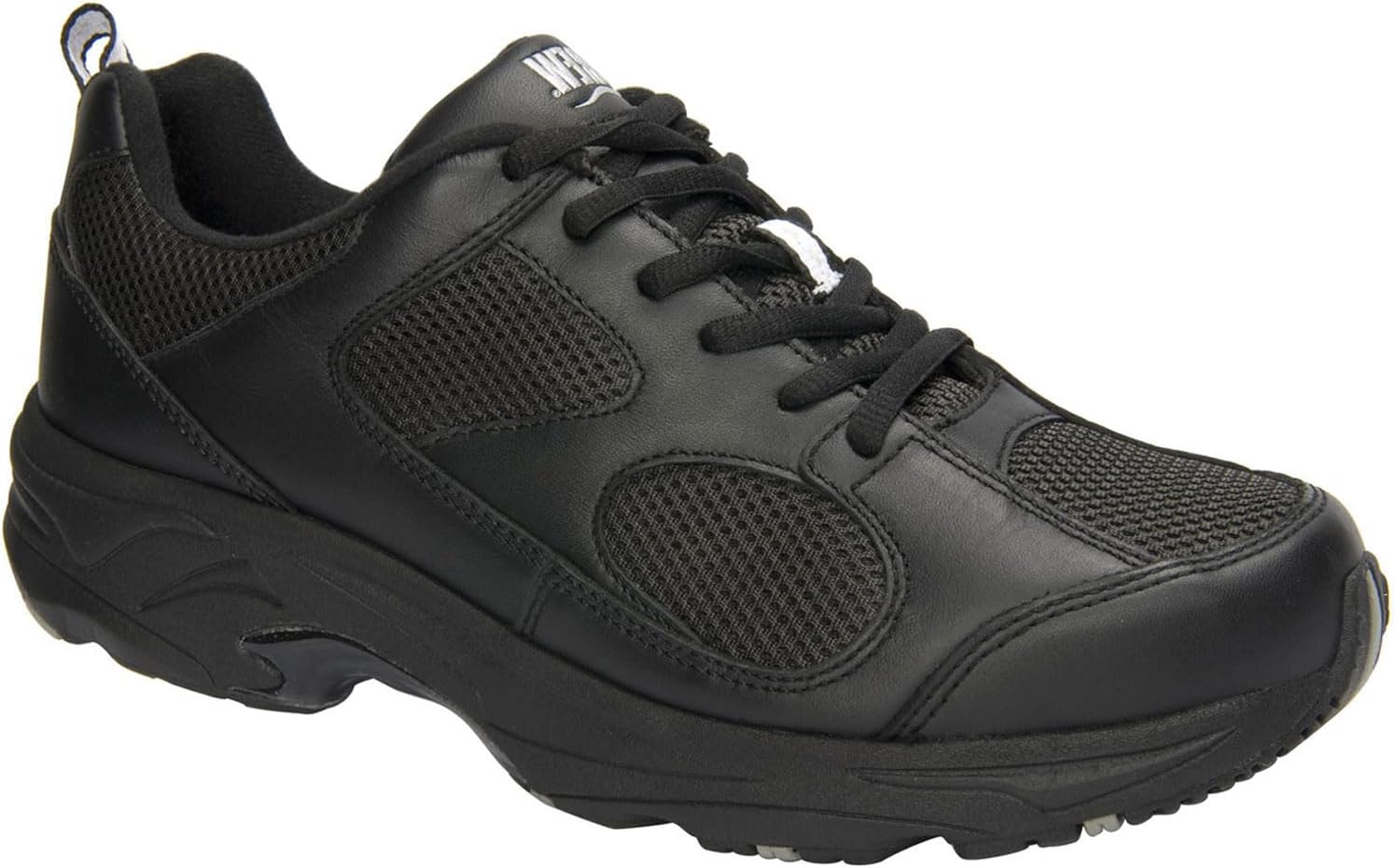 

Комфортные терапевтические кожаные кроссовки Drew Men's Lightning II с двойной глубиной, черный