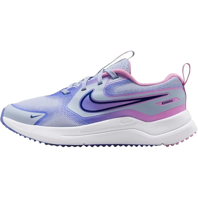Nike Кроссовки для бега low top cosmic runner серо-сине-фиолетовые kids'