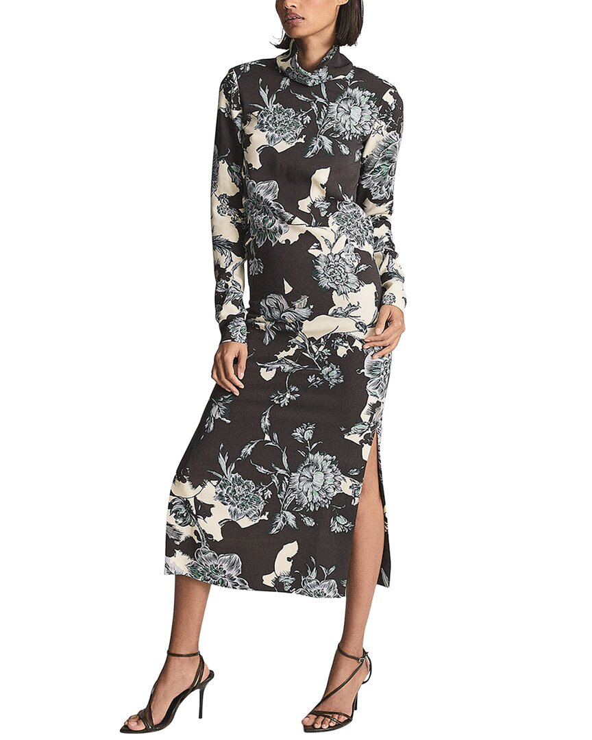 

Платье миди REISS Theresa, синий