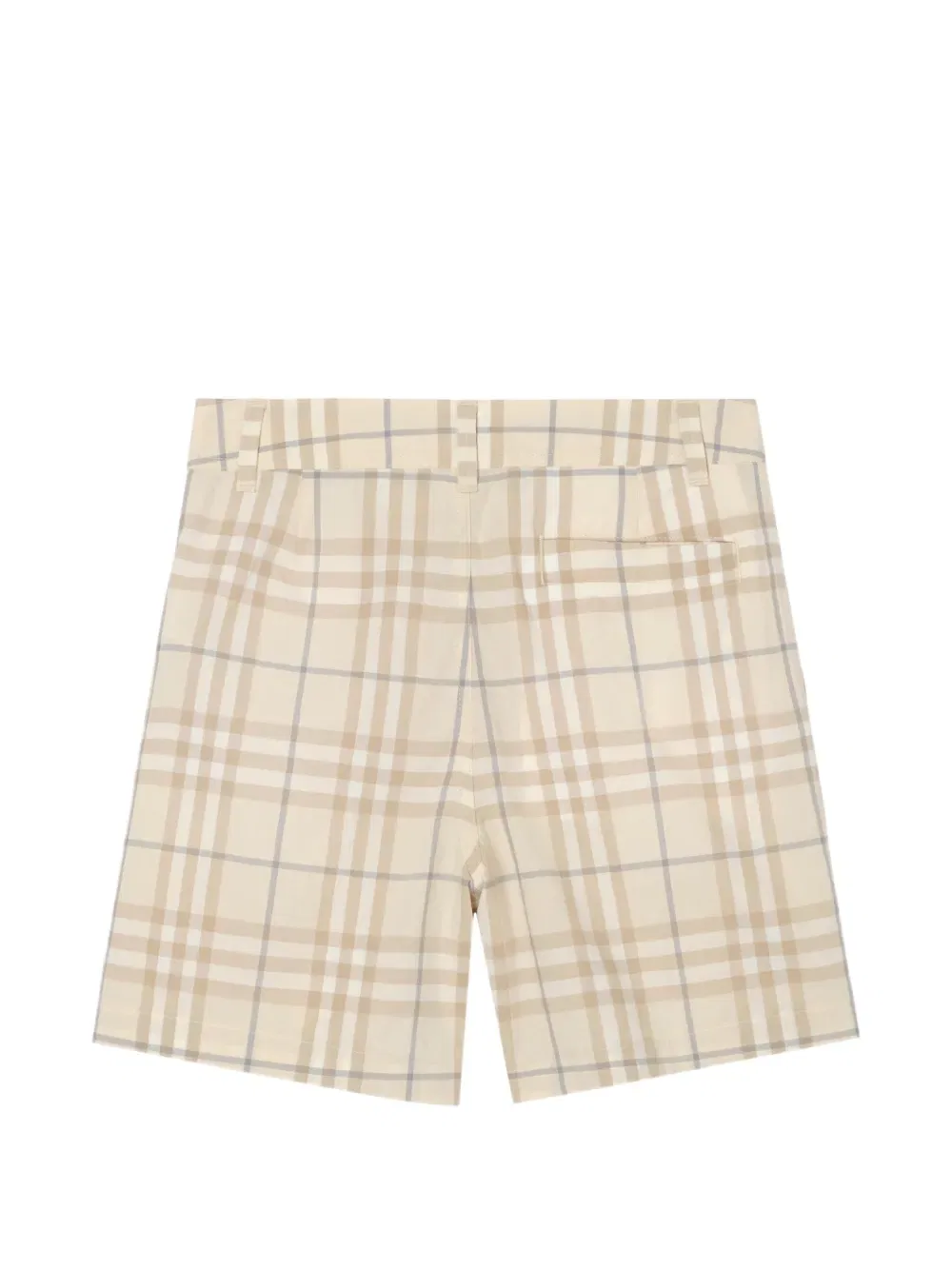 Проверьте хлопковые шорты Burberry Kids, нейтральный — фото 2