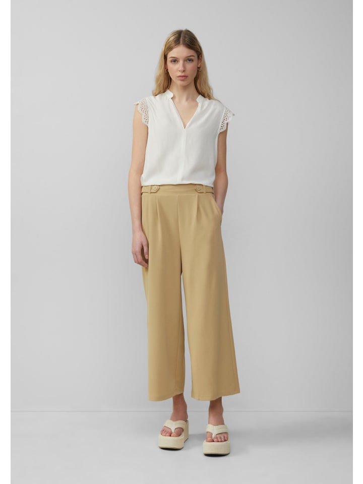 

Тканевые брюки QS, бежевый