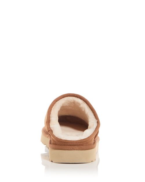 Мужские классические тапочки без шнуровки UGG, цвет Brown — фото 4