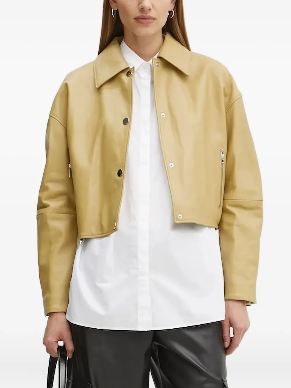 

Укороченная куртка Boss, желтый