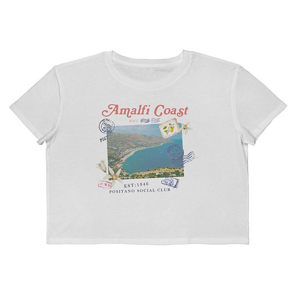 

Футболка Juniors' Grayson Threads The Label Amalfi Coast Positano Social Club Est: 1946 Postcard Unbranded, Бежевый, Футболка Juniors' Grayson Threads The Label Amalfi Coast Positano Social Club Est: 1946 Postcard Unbranded