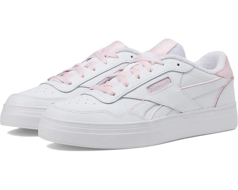 

Кроссовки Reebok Court Advance Bold x Juicy Couture, цвет White/Pink/White