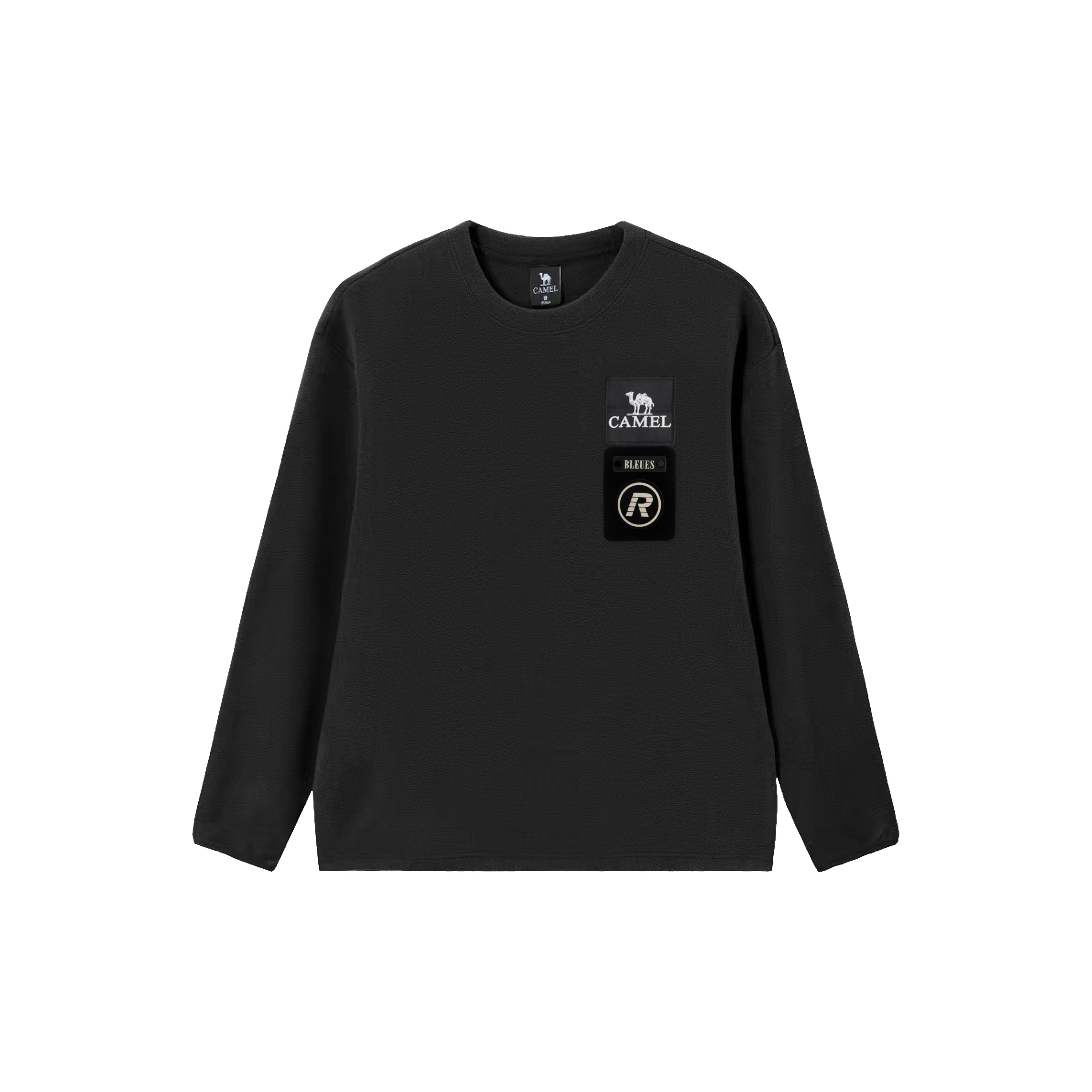 

CAMEL Свитшот Capsule мужской Phantom Black с круглым вырезом Moderate Regular