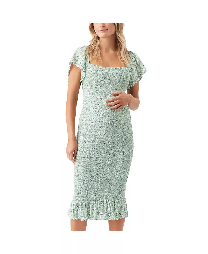 

Платье для беременных Selma Ripe со сборками Ripe Maternity, зеленый