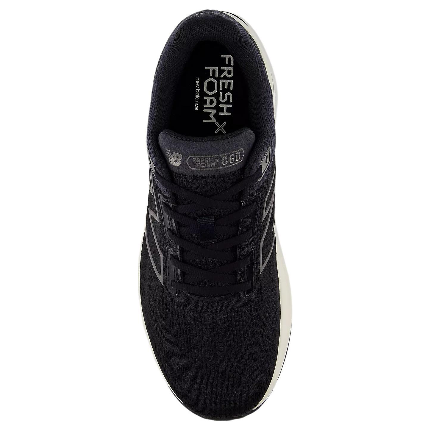 New Balance Fresh Foam X 860v14 Black Phantom Sea Salt, черный, фантом и морская соль — фото 4