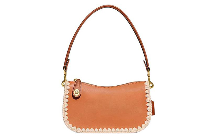 

COACH Сумка-тоут Swinger из коровьей кожи, женская, оранжевая
