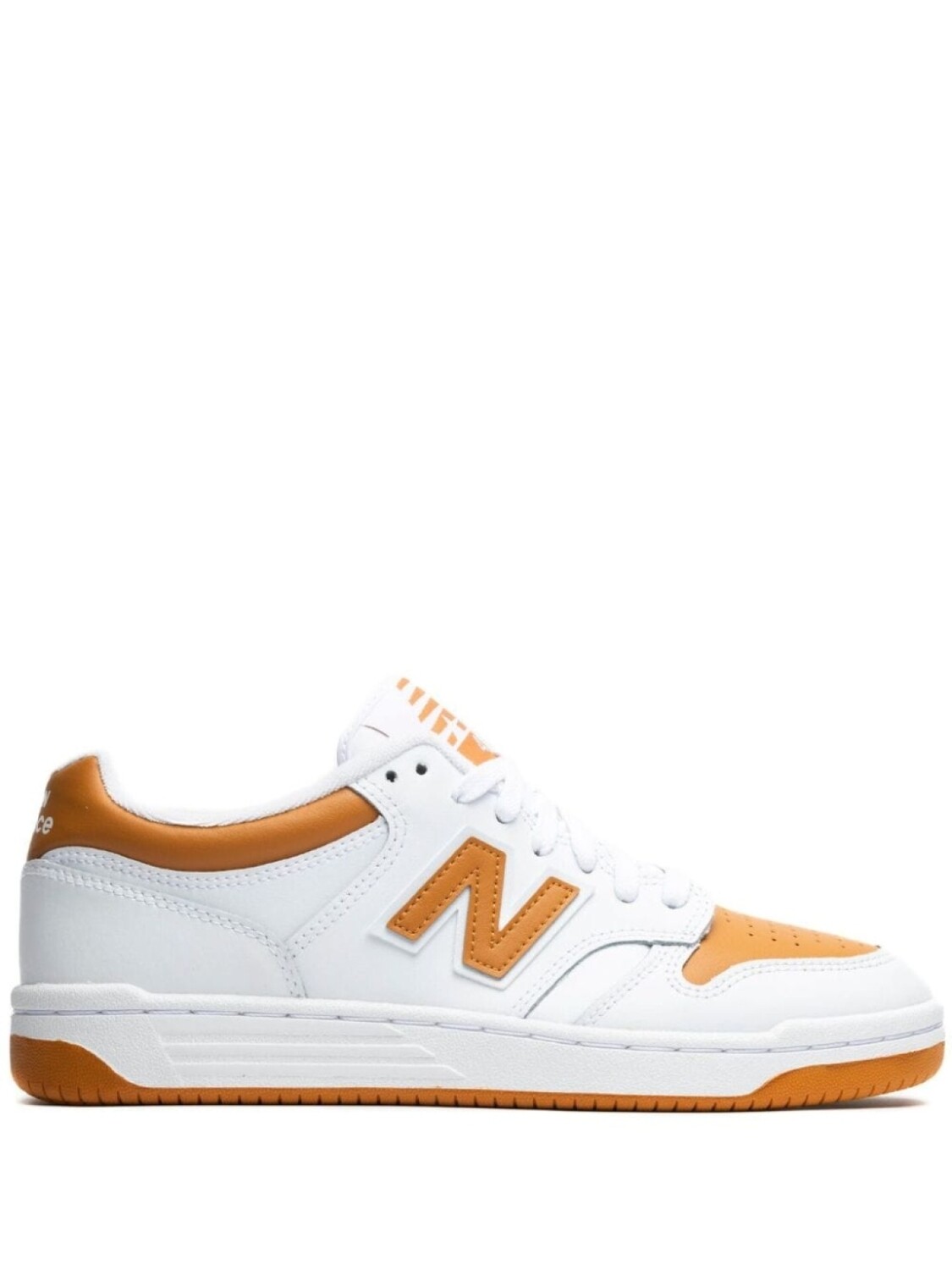 

New Balance 480 Кроссовки "Белый/Мадрас Оранж", оранжевый