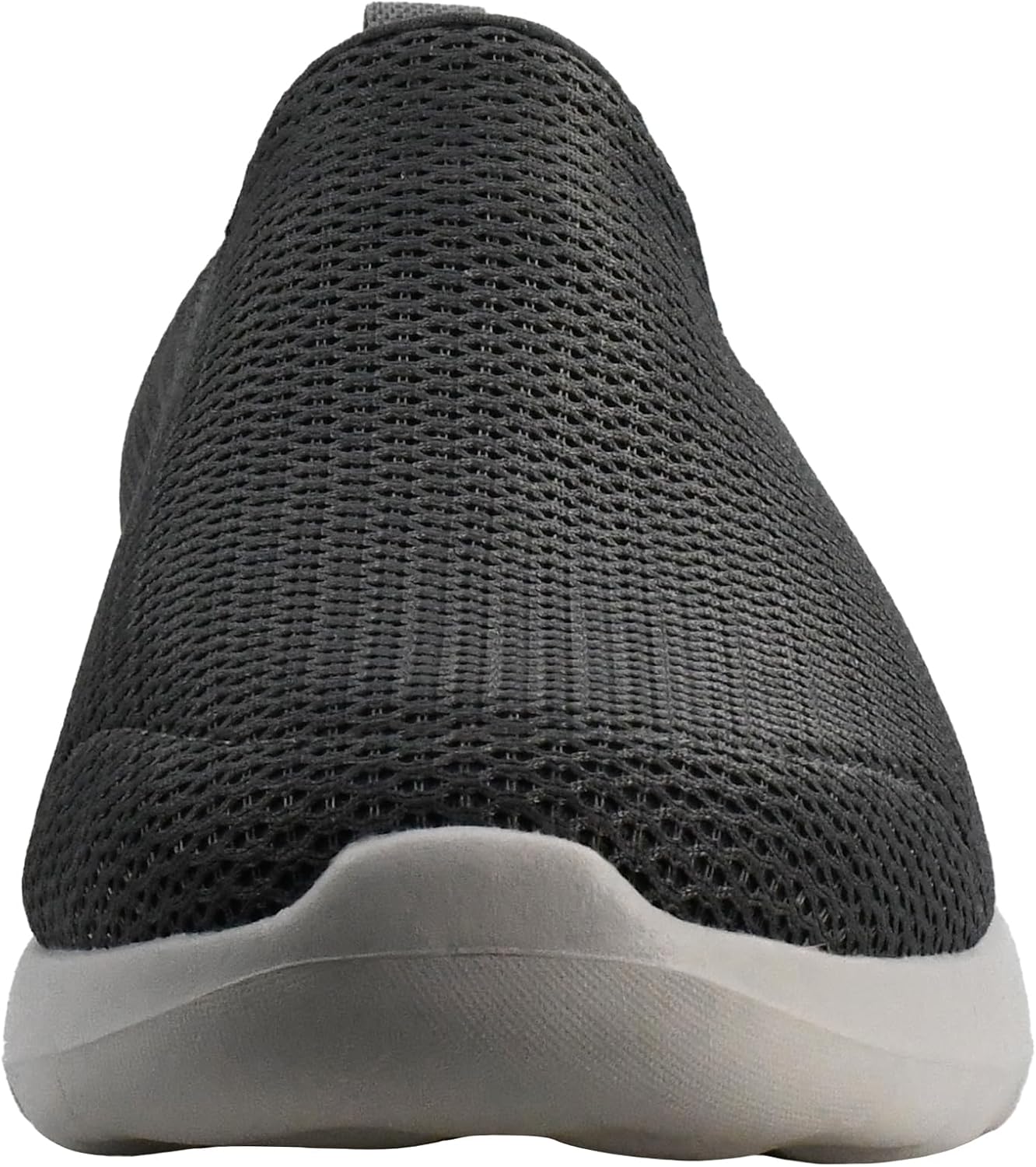 Мужские кроссовки Skechers Go Walk Max с сетчатой вставкой и легкой подошвой без шнурков, Charcoal — фото 2