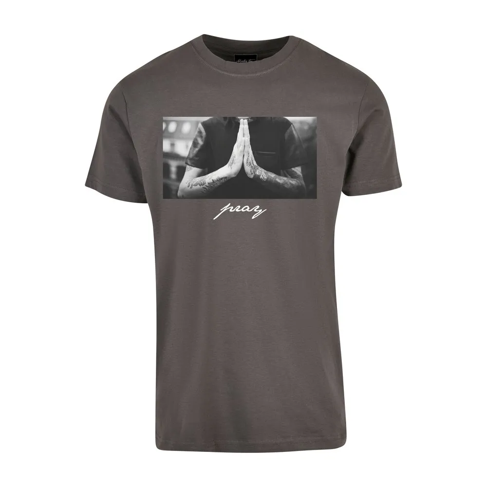 

Футболка с коротким рукавом Mister Tee Urban Classics Pray, серый