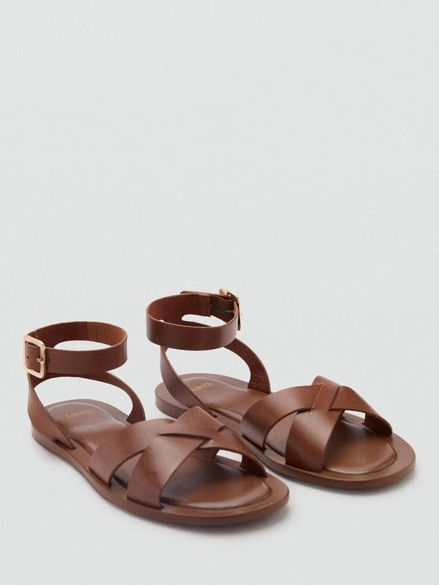 Кожаные гладиаторские сандалии ice Mango, Medium Brown
