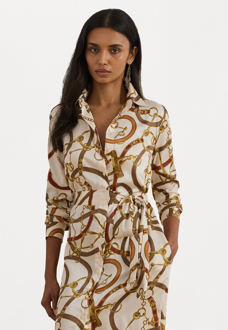 

Платье Lauren Ralph Lauren BELTING-PRINT TWILL SHIRTDRESS, Cream/Off-White