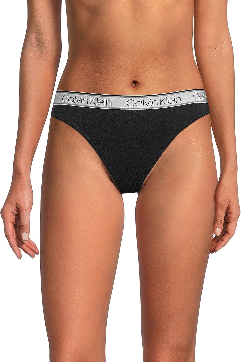 Женские хлопковые стринги Calvin Klein с мотивами, 3 шт., B(Qp2484-641)/B — фото 2