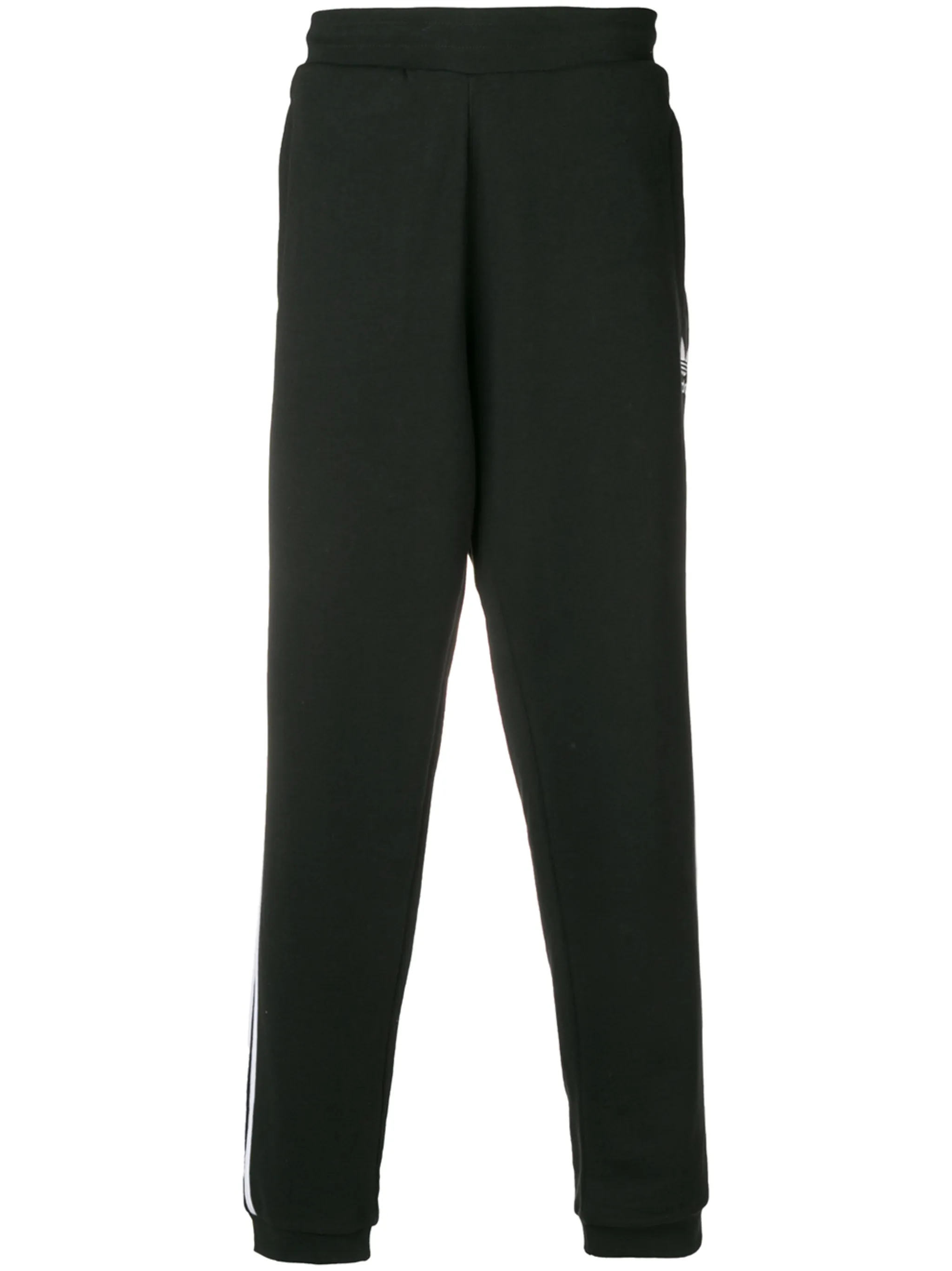 

Джоггеры с тремя фирменными полосками Adidas, черный