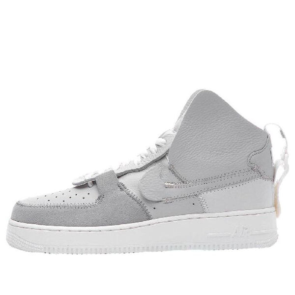 

Кроссовки x psny air force 1 высокие Nike, серебряный, Серый, Кроссовки x psny air force 1 высокие Nike, серебряный