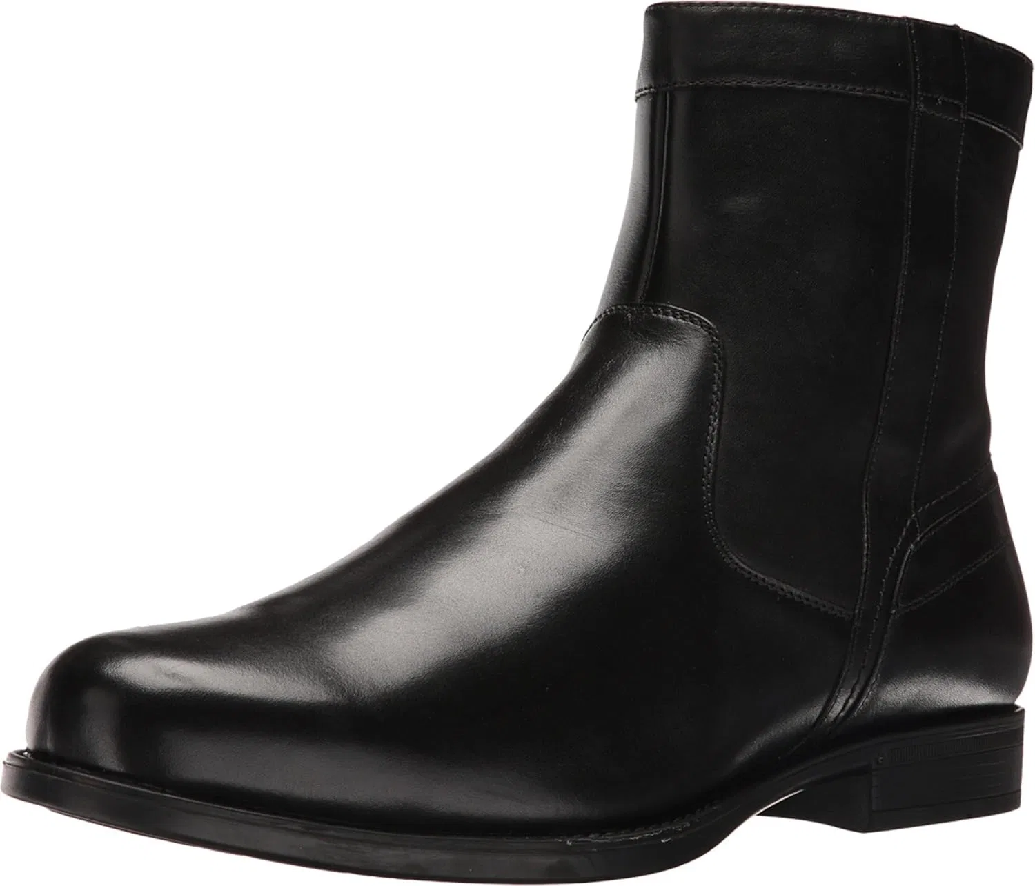 Мужские модные ботинки Florsheim Medfield с гладким носком и застежкой-молнией, Smooth Black