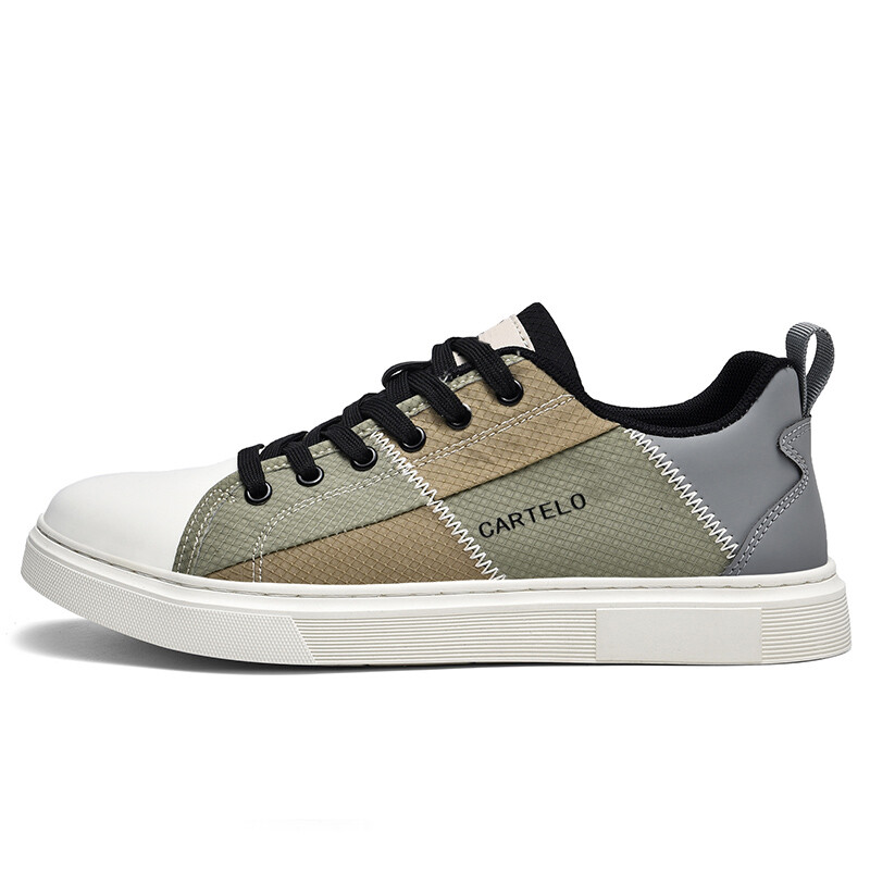 

Кроссовки CARTELO/Catilla crocodile Lifestyle Shoes Men Low-top, хаки/зеленый