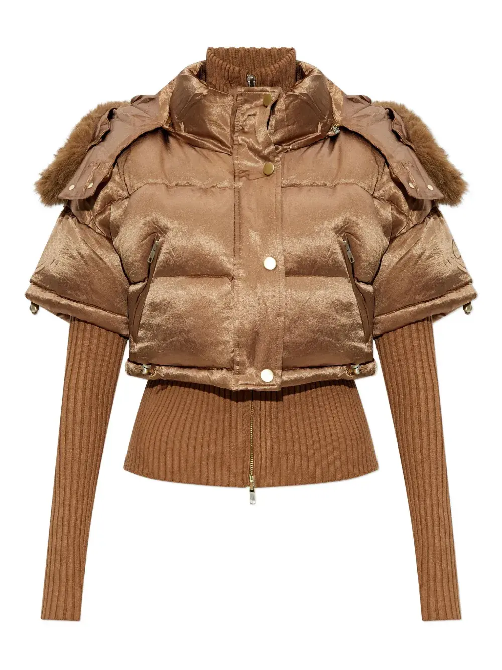 

Куртка с капюшоном Knwls, коричневый