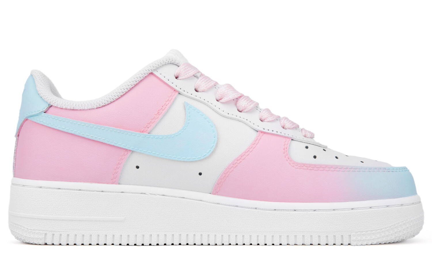 

Кроссовки Nike Air Force 1 Skateboarding Shoes Women's Low-top Blue/pink, голубой, Синий, Кроссовки Nike Air Force 1 Skateboarding Shoes Women's Low-top Blue/pink, голубой