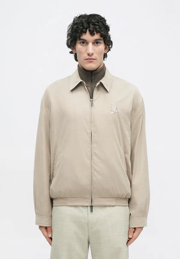 Куртка-Блузон, куртка-бомбер Emporio Armani, Silver Mink — фото 3